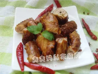 Spicy chicken neck