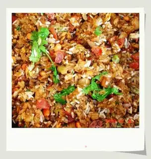 Raw fried glutinous rice