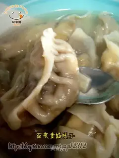 Colorful vegetarian dumplings