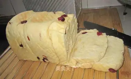 Wine stained cranberry toast