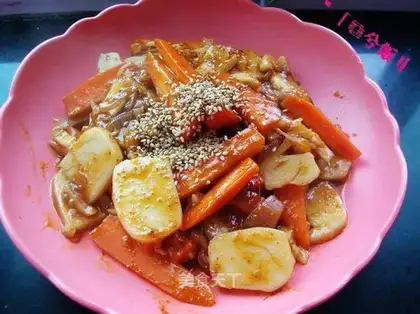spicy fried rice cakes