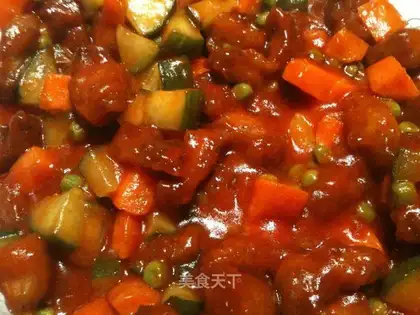 Dalian old vegetable cherry meat