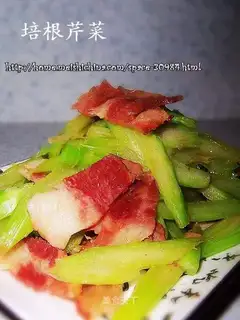 Bacon and celery
