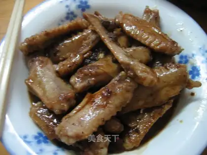 Braised duck fin in soy sauce
