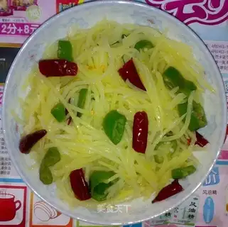 hot and sour potato silk