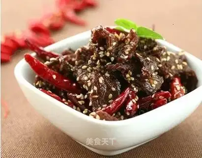 Sesame shredded pork