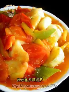 stir-fried zucchini with spicy tomatoes