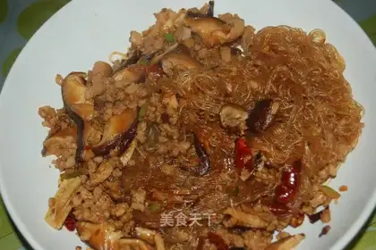 Minced meat vermicelli