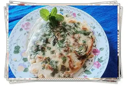 Dandelion egg pancakes