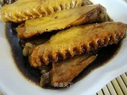 Marinated duck fin