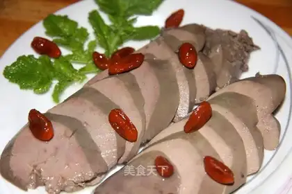 salted duck liver