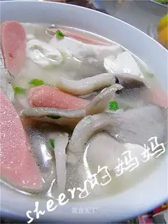 assorted tofu soup