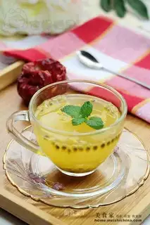Passion fruit honey tea