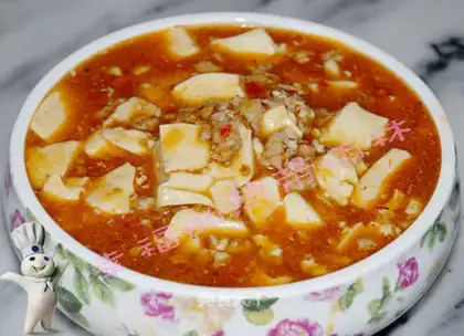 Minced pork and tofu