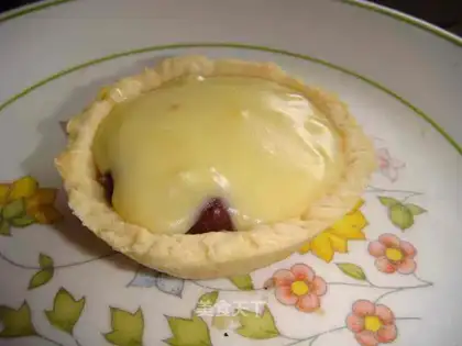Honey Red Bean Crispy Tart