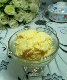 Peaches ice cream