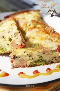 Italian egg baking pie