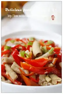 Pepper duck intestines