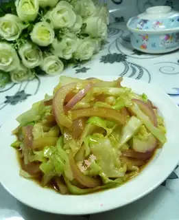 Onions and cabbage