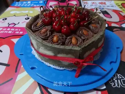 Rim belts for tea mousse cake