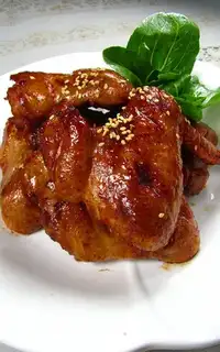 Roasted cream roast chicken wings
