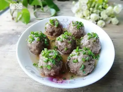 Fish grass meatballs