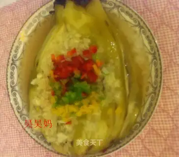 Steam eggplant