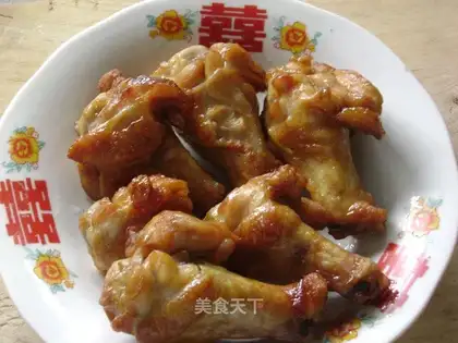 Roasted chicken wings