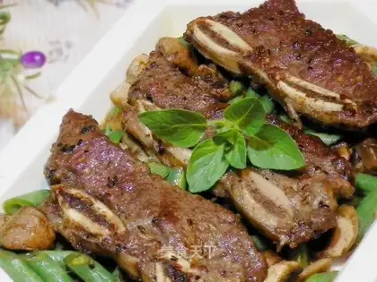 Black pepper steak