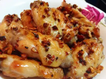 Garlic chicken wings