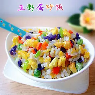 Five eggs of fried rice