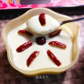 walnut milk and eggs