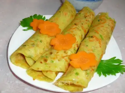 Carrot eggcake