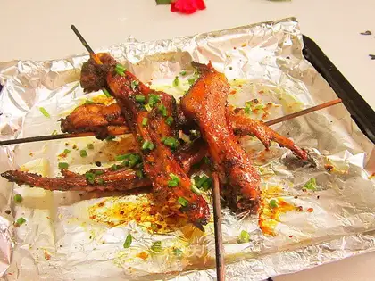 Roasted chicken wings