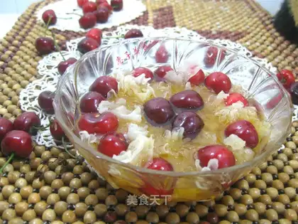 Silver ear apple vinegar