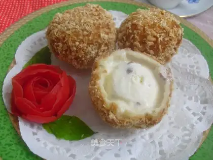 Fry ice cream