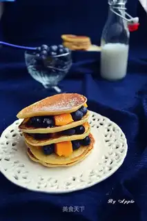 Caramel fruit muffins