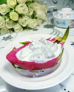 Yogurt flamingo