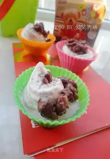 Red bean ice cream