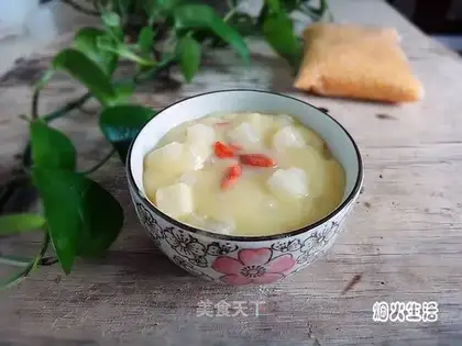 Roach and corn congee