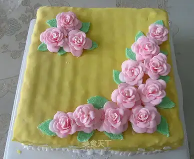 Rolling sugar cake