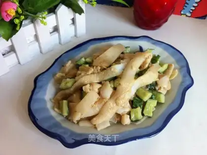 The rice noodles are cold