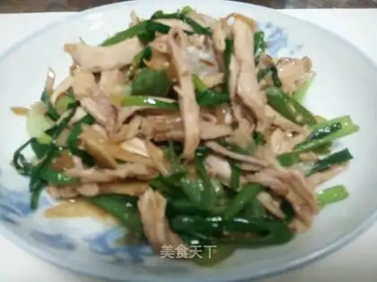 Onion hand tore chicken