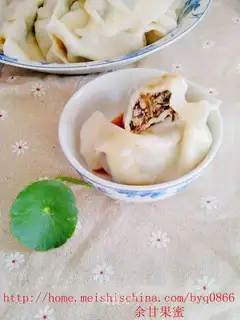 The horse's gravy is a meat dumpling