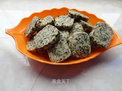 Black Sesame Seaweed Biscuit