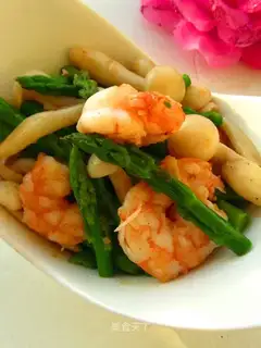 Shrimp crab mushrooms