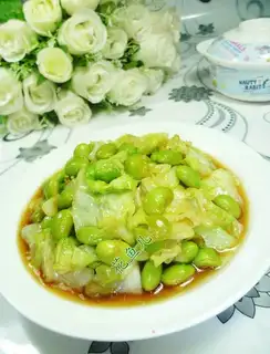 Soybeans and cabbage