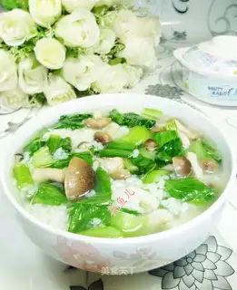 Crab mushrooms and rice