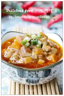 The apricot mushroom sauce