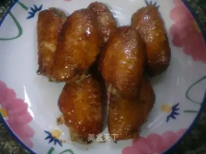 Bone sauce on the wings